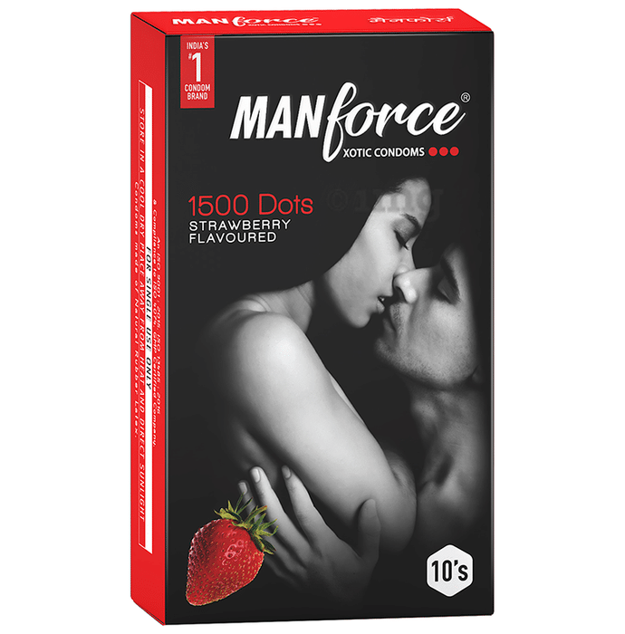 Manforce Wild Condom Strawberry