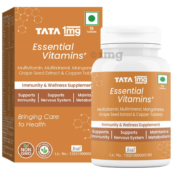 Tata 1mg Immunity & Wellness Supplement Tablet