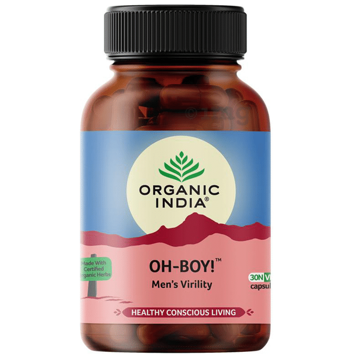 Organic India Oh-Boy Men's Virility Capsule