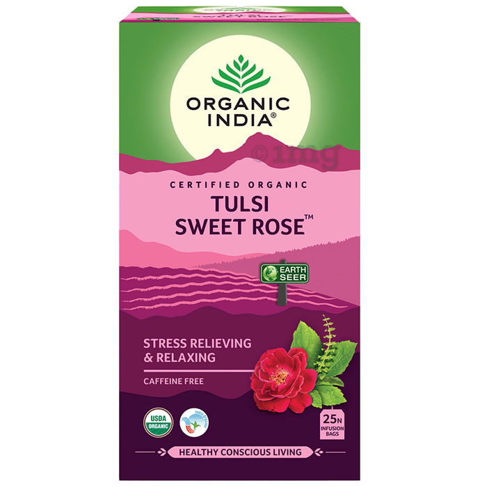 Organic India Tulsi Sweet Rose Tea