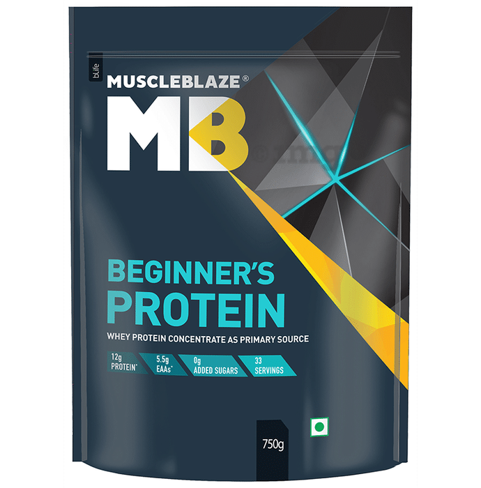 MuscleBlaze MB Beginner's Whey Protein Concentrate Powder Chocolate