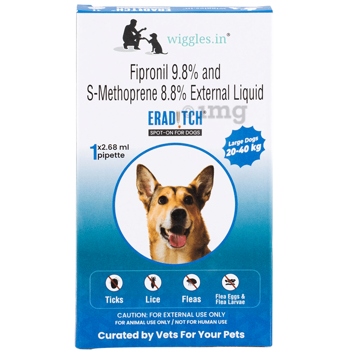 Wiggles Eraditch Spot-On for Dogs 20-40Kg