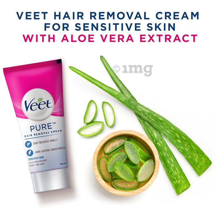 Veet Pure Hair Removal Cream For Women With No Ammonia Smell Sensitive Skin Of 100 Gm At Best In India 1mg