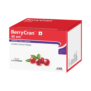 Berrycran High strength Cranberry Extract Soft Gelatin Capsule