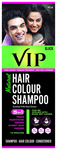 VIP Natural Hair Colour Shampoo Black bottle of 400 ml Shampoo