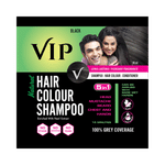 VIP Natural Hair Colour Shampoo Black sachet of 20 ml Shampoo