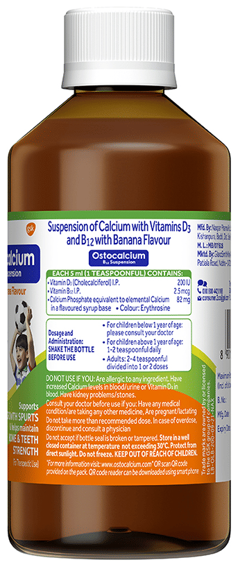 OSTOCALCIUM SUSPENSION BANANA 1X200ML - Scraped Image