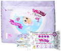 Toki Baby Combo Pack of Premium Baby Pant XL (38) with Wet Wipes (40) thumbnail