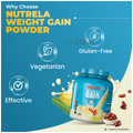 Patanjali Nutrela Weight Gain Supplement with Glutamine, Protein & Permitted Botanical Extracts Powder Banana thumbnail