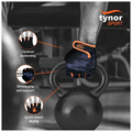 Tynor Tynorgrip Gym Gloves Black & Orange Small thumbnail