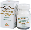 Virgo Praval Panchamrit Rasa Tablet Contain Mukta thumbnail