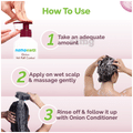 Mamaearth Onion Shampoo for Hair Fall & Hair Care | SLS & Paraben-Free | For All Hair Types thumbnail