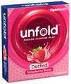 Unfold Dotted Strawberry Burst Condom thumbnail