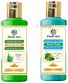 Khadi Care Combo Pack of Herbal Aloevera Body Wash & Herbal Green Tea & Mint Body Wash (210ml Each) thumbnail