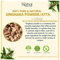 Triphal Singhara Dry/ Singhara Sukha/ Water Chestnut/ Singhada Sookha Powder thumbnail