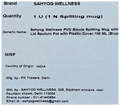 Sahyog Wellness PVC Sputum Pot with Plastic Cover Blue thumbnail