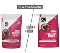 MuscleBlaze Fit High Protein Muesli 22 g Protein | Flavour Dark Chocolate & Cranberry thumbnail