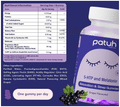Patuh Healthcare 5 HTP and Melatonin Relaxtion & Sleep Gummies Mixed Grape No Added Sugar thumbnail