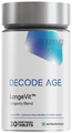 Decode Age LongeVit Vegetarian Tablet | Improve NAD+, Energy Level & Overall Stamina, Recovery from DNA Damage (30 Each) thumbnail