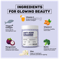 What's Up Wellness Anti-Acne Titagen Marine Collagen Type I & III Black Currant thumbnail