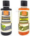 Khadi Pure Combo Pack of Herbal Amla & Bhringraj Shampoo & Herbal Heena & Tulsi Extra Conditioning Shampoo for Dry Hair SLS Free & Paraben Free (210ml Each) thumbnail