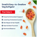 Miduty Soft Gelatin Capsule Mixed Tocopherols & Tocotrienols Veg Softgels thumbnail