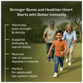Tata 1mg Vitamin D3+K2 (MK 7 ) Advanced Tablet | for Stronger Bones and Immunity | 600 IU Vitamin D3 + 55 mcg K2 thumbnail
