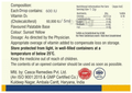 Zynano D3-Cholecalciferol Oral Solution,Vitamin D3 Shots,D3 Liquid,D3 Syrup,Sugar free (5ml each) Alphonso Mango thumbnail