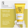 VLCC Clinic Pro Brightening Face Wash (150 ml) Skin Pro Bright Micro Serum (30 ml) Pro Bright Cica Cream (100 gm) & De-Tan Sun Screen Gel Creme SPF 50 (100 gm) thumbnail