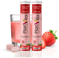 Planvita L-Glutathione 500mg with Vitamin C Effervescent Tablet (15 Each) Sugar Free Strawberry thumbnail