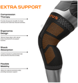 Impetus Knee Armour 3D Black Medium thumbnail