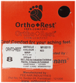 Ortho + Rest M10015 Cool Comfirt for Your Aching Feet Orthopedic Slippers for Men | Anti-Skid Flip Flops with Acupressure Massage Footbed | Extra Soft Red Size 8 thumbnail