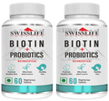 SWISSLIFE FOREVER Biotin + Probiotics Vegetarian Tablet (60 Each) thumbnail