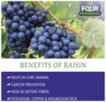 Everyday Four Afghan Black Raisins (200gm Each) thumbnail