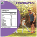 Vedapulse Resveratrol with Grape Seed Extract 1000mg Veg Capsule | Heart, Skin & Immune Support thumbnail
