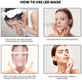 Winston 3 In 1 LED Light Therapy Face Mask For Anti Ageing to Get Glowing Clear & Clean Skin thumbnail