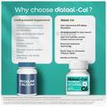 Diataal Cal Tablet Strong Bones | Active Absorbable Calcium + Vit D3 | for Men & Women thumbnail