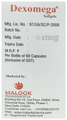 Dexomega Omega 3 Fatty Acids Soft Gelatin Capsule thumbnail
