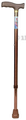 MCP Jindal Height Adjustable Walking Stick Brown thumbnail