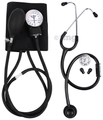 Elko EL 410S Dial Type Aneroid Sphygmomanometer Blood Pressure Monitor with Carry Bag and Basic Stethoscope Black thumbnail