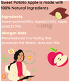 Roro Saur Nourishment-Rich Puree 6+ Months (100gm Each) Sweet Potato Apple thumbnail