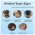 Healthtrek Sleeping Eye Mask with Cooling Gel Insert for Tired Eyes Black thumbnail