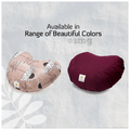 Sarveda Crescent Zafu Meditation and Yoga Cushion Texture thumbnail