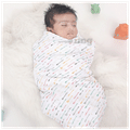 Polka Tots Muslin Cotton Swaddles Mini Hearts & Cupid White thumbnail
