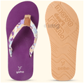 Yoho Lifestyle Ortho Soft comfortable and stylish flip flop Marble Slipper for women Size 5 Violet thumbnail