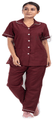 Agarwals Nurse Uniform Softn Comfy Pure Viscose Cotton XXL Maroon thumbnail