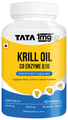Krill Oil Omega-3 with CoQ10 | 1000mg Krill Oil, EPA, DHA & Astaxanthin | by Tata 1mg thumbnail
