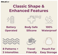 Bold Edge Ripple Precision Point Full Body Massager Magenta thumbnail