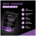 Denzour Nutrition Denz-Whey Pure Whey Isolate Powder Dark Chocolate thumbnail
