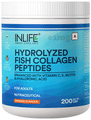 Inlife Hydrolyzed Fish Collagen Peptides Enhanced with Vitamin C, E, Biotin & Hyaluronic Acid Orange thumbnail
